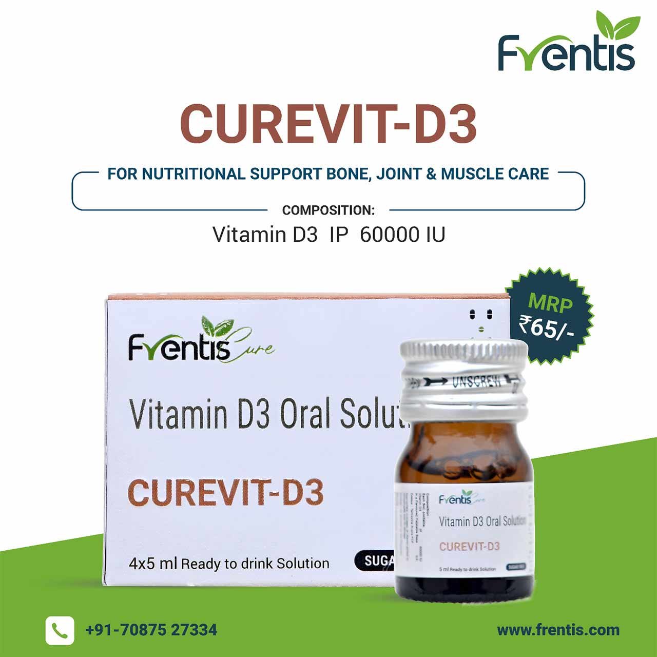 Curevit-D3 Shots — Frentis Healthcare