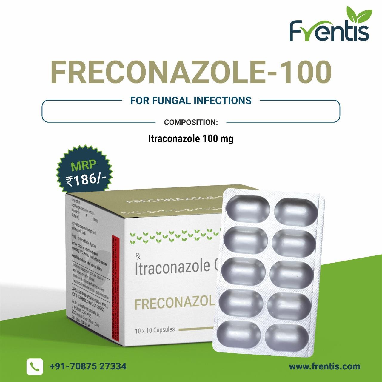 Freconazole-200 Capsules — Frentis Healthcare