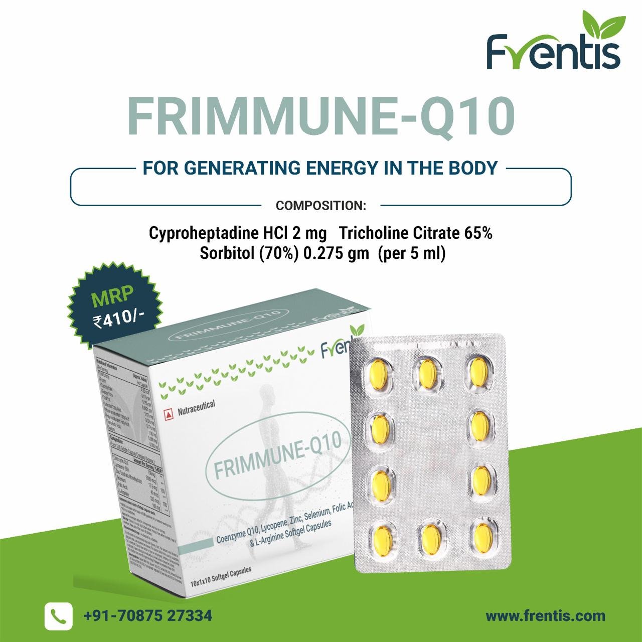 Frimmune Q10 Soft Gel — Frentis Healthcare