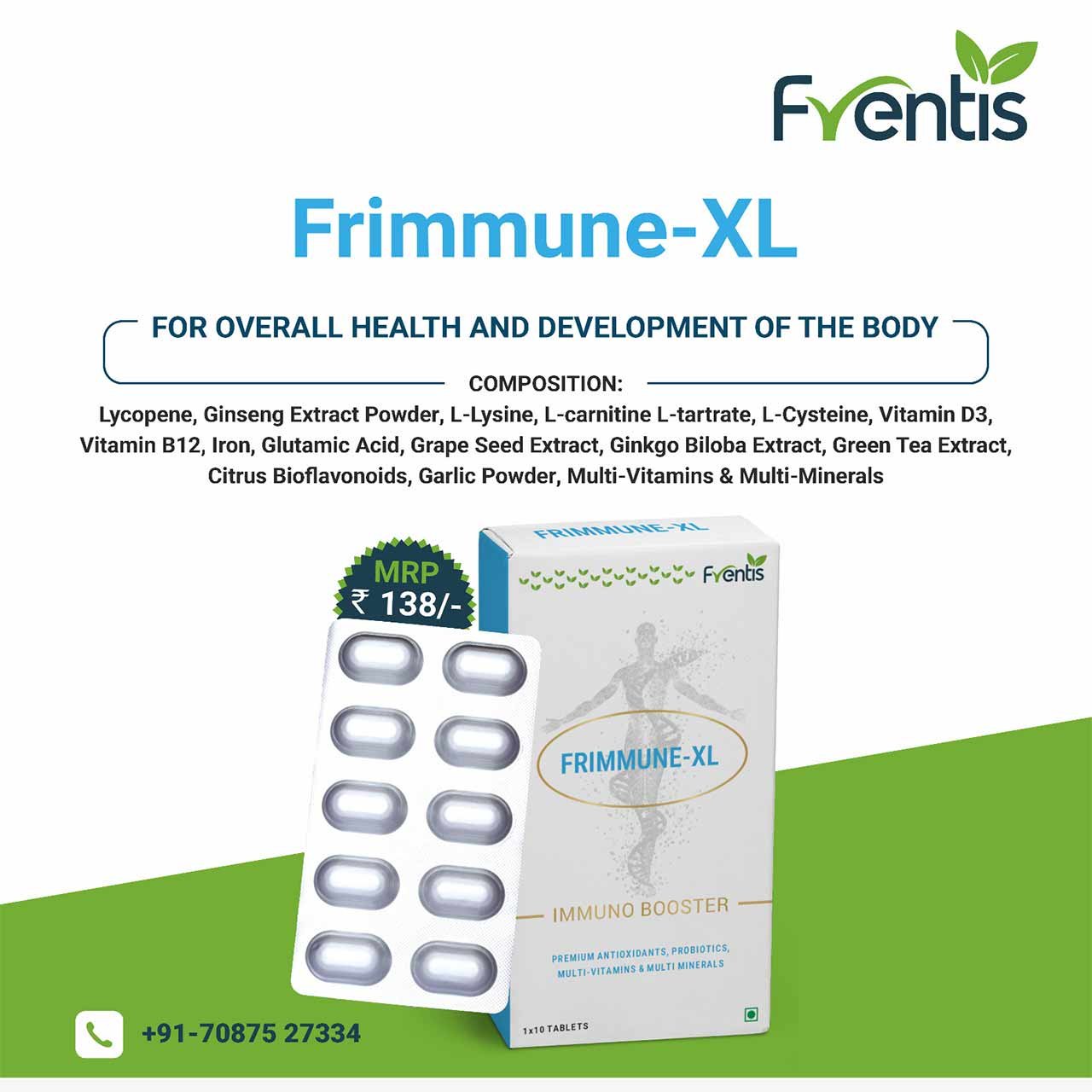 Frimmune-XL — Frentis Healthcare