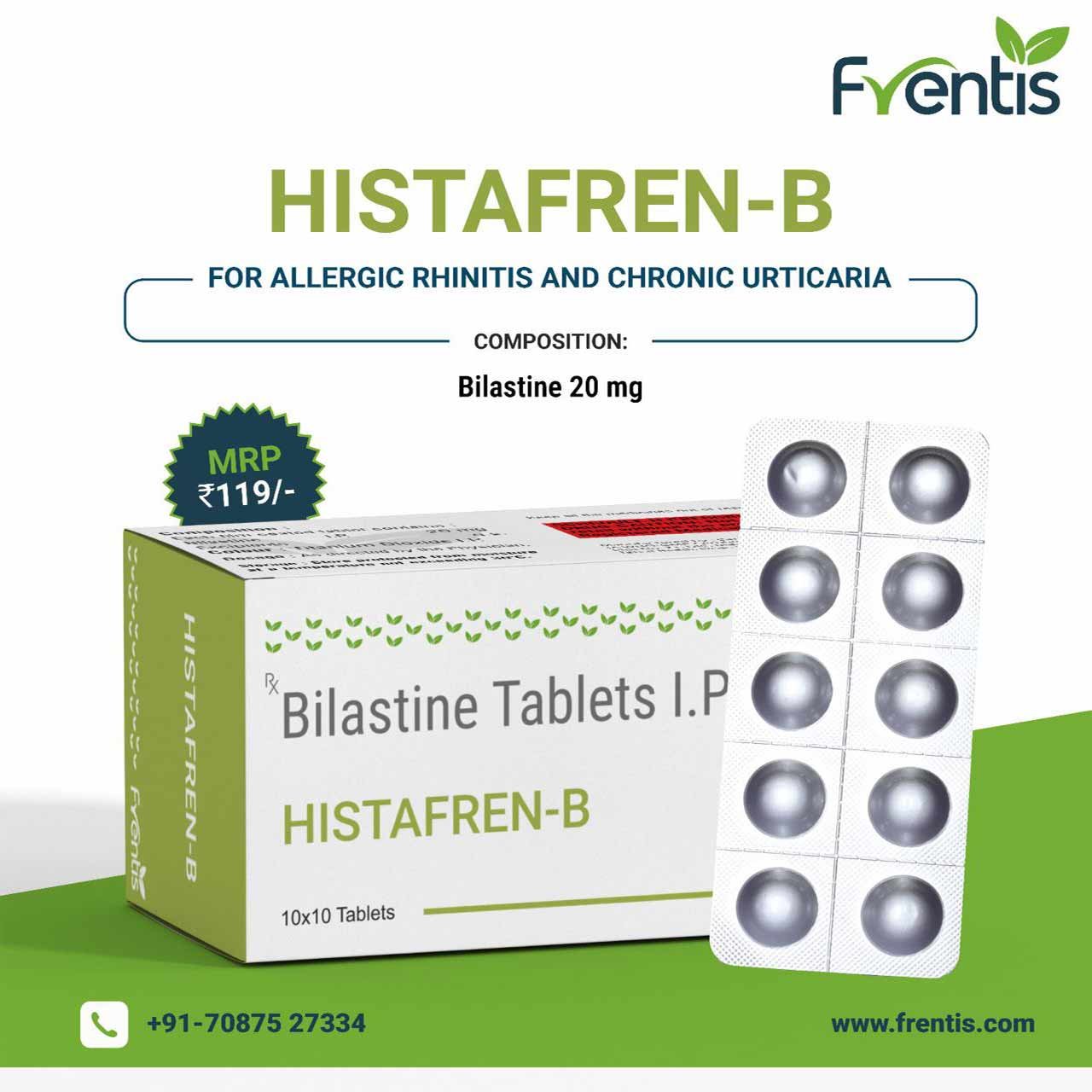 Histafren-B Tablet — Frentis Healthcare