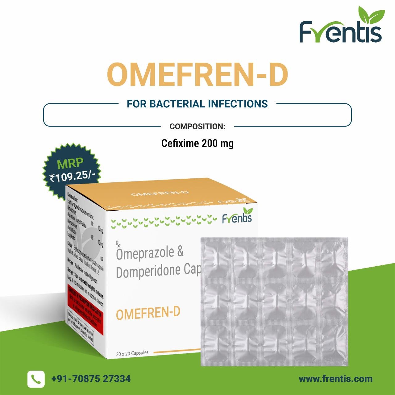 Omefren-D Capsules — Frentis Healthcare