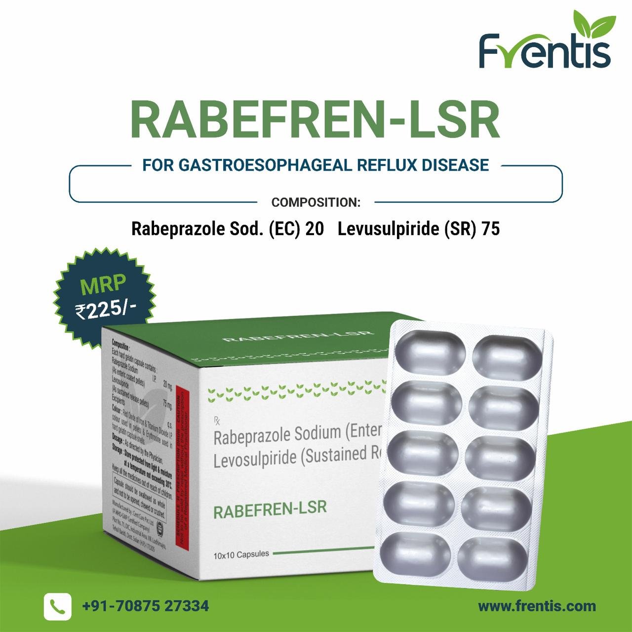 Rabefren-LSR Capsules — Frentis Healthcare
