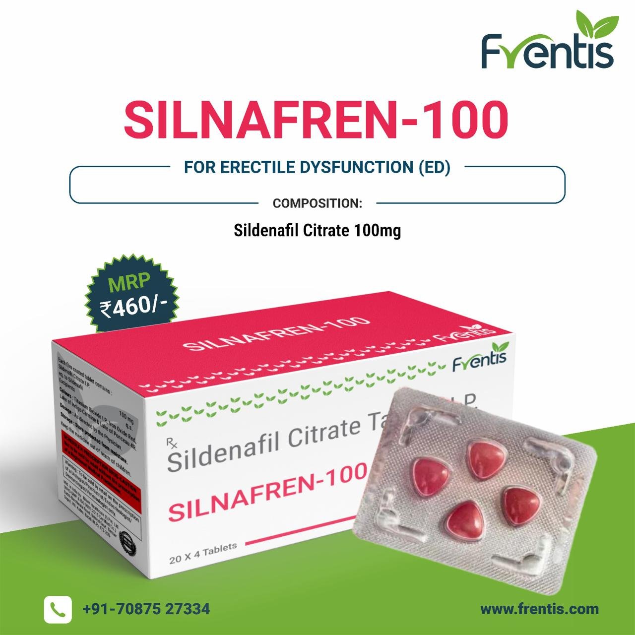 Silnafren-100 Tablet — Frentis Healthcare
