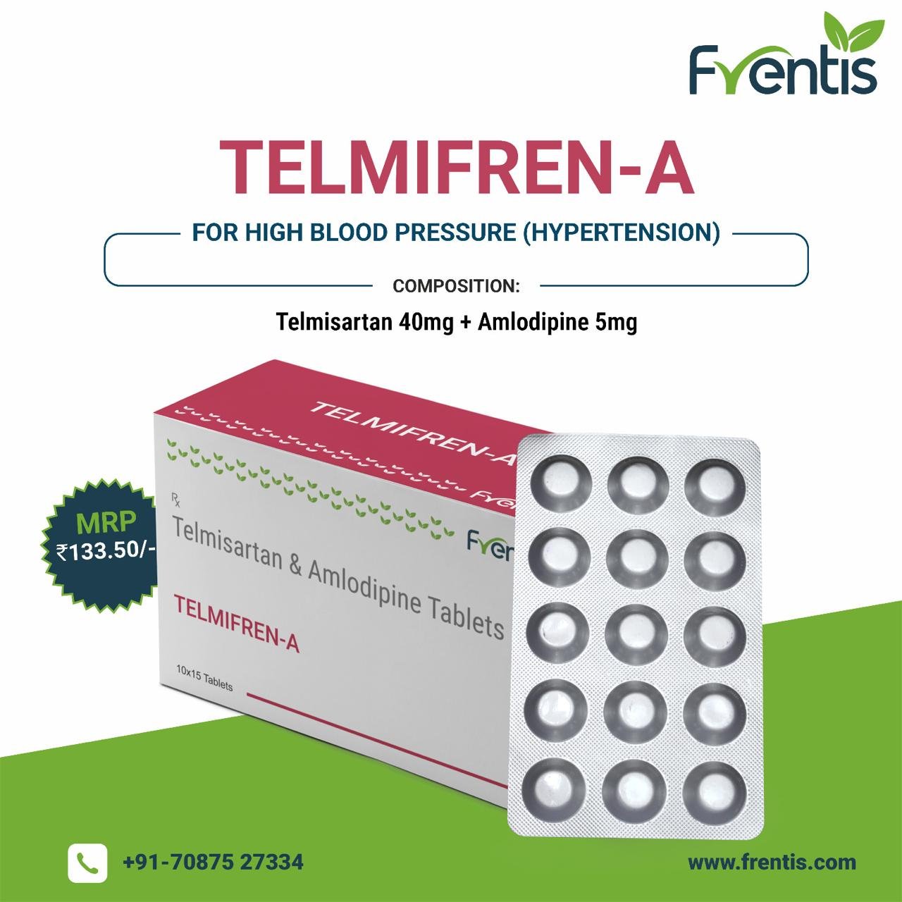 Telmifren-A Tablet — Frentis Healthcare