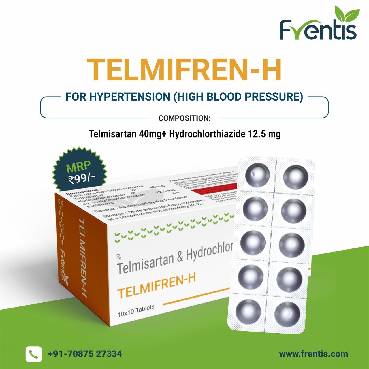 Telmifren-H Tablet — Frentis Healthcare