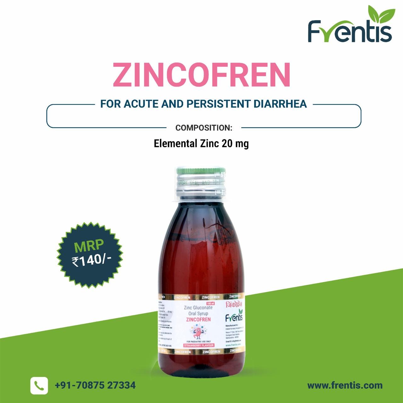 Zincofren — Frentis Healthcare