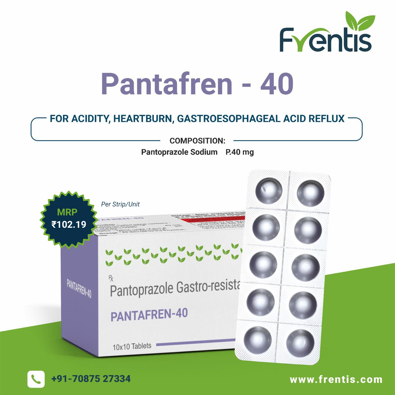 Pantafren-40 — Frentis Healthcare