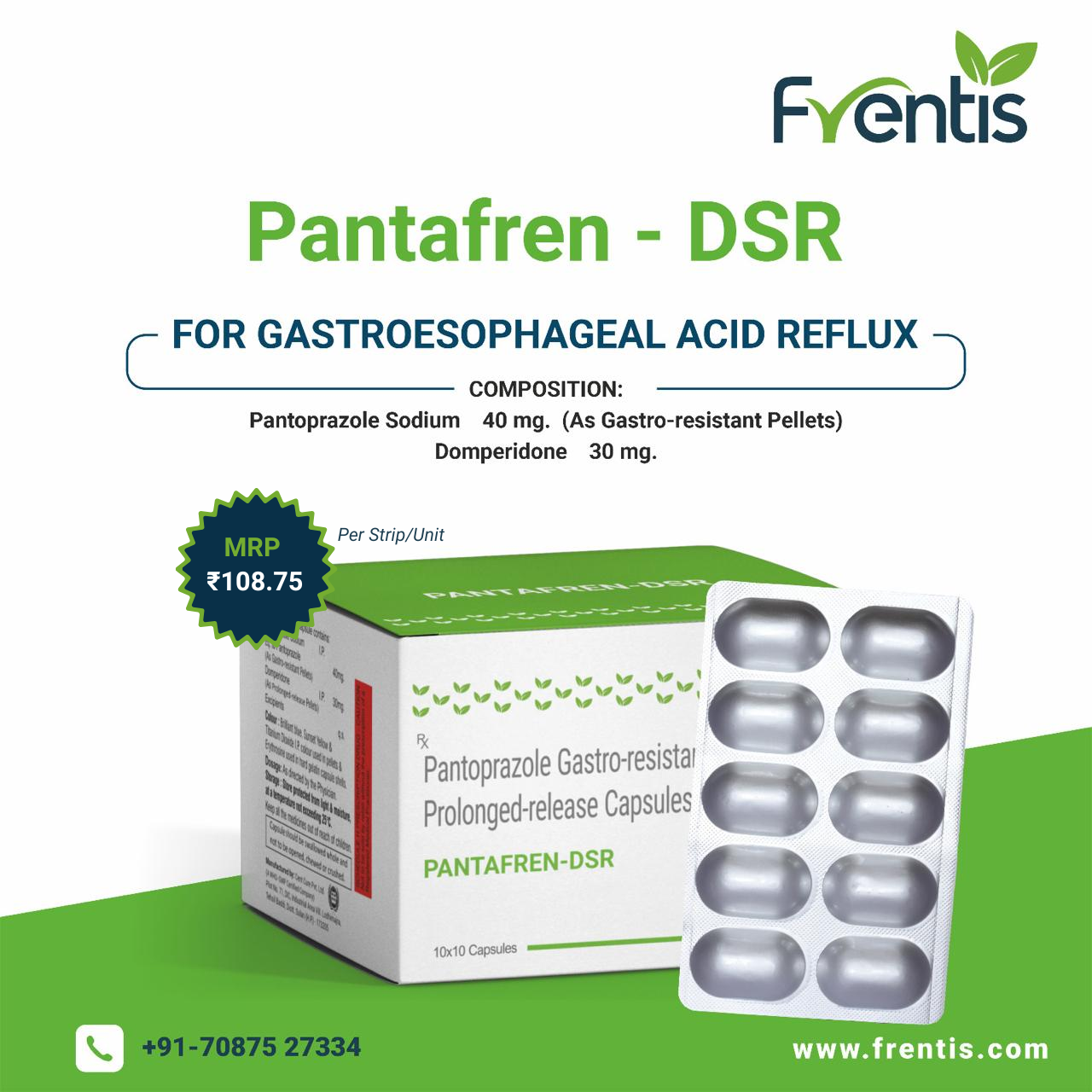 Pantafren-DSR — Frentis Healthcare