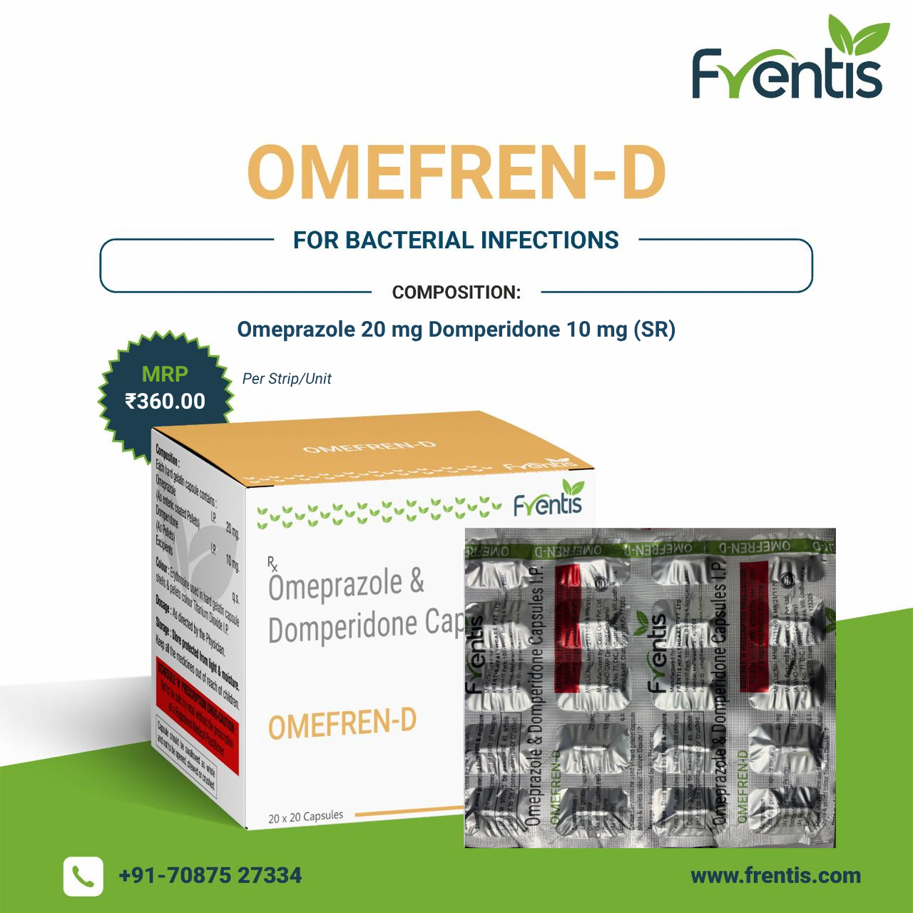 Best Omeprazole and Domperidone Capsules in India